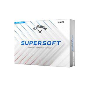 �L�����E�F�C(Callaway) �S���t�{�[�� SUPERSOFT 25 1�_�[�X(12����) 2�s�[�X�\�� �z���C�g