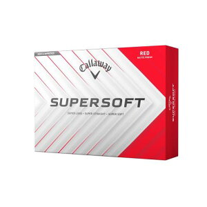 �L�����E�F�C(Callaway) �S���t�{�[�� SUPERSOFT RED 25 1�_�[�X(12����) 2�s�[�X�\�� ���b�h