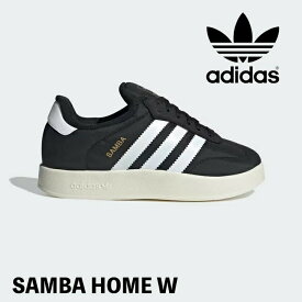 アディダス オリジナルス スニーカー adidas Originals SAMBA HOME W サンバ ホーム IE1434 Core Black / Cloud White / Off White 冬用シューズ Mens Womens【中古】未使用品