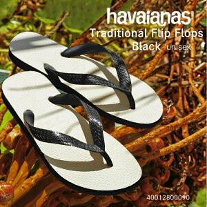 Havaianas �r�[�`�T���_�� �n���C�A�i�X �r�[�T�� Traditional Flip Flops Black �g���f�B�V���i�� �t���b�v �t���b�v �u���b�N 40012800090