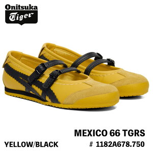 �I�j�c�J�^�C�K�[ �X�j�[�J�[ Onitsuka Tiger MEXICO 66 TGRS ���L�V�R66 �����[�W�F�[�� # 1182A678.750 YELLOW/BLACK �C�G���[ �u���b�N �V���[�Y