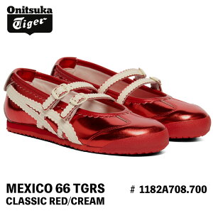 �I�j�c�J�^�C�K�[ �X�j�[�J�[ Onitsuka Tiger MEXICO 66 TGRS ���L�V�R66 �����[�W�F�[�� #1182A708.700 CLASSIC RED/CREAM �N���V�b�N ���b�h �N���[��