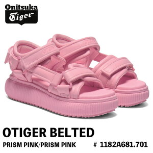 �I�j�c�J�^�C�K�[ �T���_�� Onitsuka Tiger �T���_�� ���f�B�[�X OTIGER BELTED �I�[�^�C�K�[ �x���e�b�h PRISM PINK/PRISM PINK �v���Y�� �s���N # 1182A681.701 �V���[�Y ���f�B�[�X