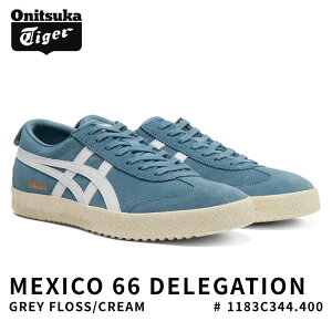 �I�j�c�J�^�C�K�[ �X�j�[�J�[ Onitsuka Tiger MEXICO 66 DELEGATION ���L�V�R66 �f���Q�[�V���� GREY FLOSS/CREAM �O���[ �t���X �N���[�� # 1183C344.400 �V���[�Y