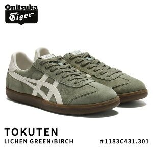 �I�j�c�J�^�C�K�[ �X�j�[�J�[ Onitsuka Tiger TOKUTEN �g�N�e�� LICHEN GREEN/BIRCH ���C�P���O���[�� �o�[�` # 1183C431.301 �V���[�Y �����Y ���f�B�[�X