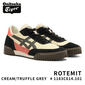 �I�j�c�J�^�C�K�[ �X�j�[�J�[ Onitsuka Tiger ROTEMIT ���[�e�~�b�g CREAM/TRUFFLE GREY �N���[�� �g�����t�O���[ 1183C614.101 �V���[�Y
