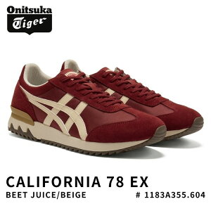 �I�j�c�J�^�C�K�[ �X�j�[�J�[ Onitsuka Tiger �X�j�[�J�[ �����Y ���f�B�[�X CALIFORNIA 78 EX �J���t�H���j�A 78 EX BEET JUICE/BEIGE �r�[�g�W���[�X �x�[�W�� 1183A355.604 �V���[�Y