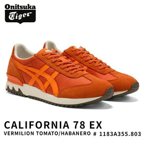 �I�j�c�J�^�C�K�[ �X�j�[�J�[ Onitsuka Tiger �X�j�[�J�[ �����Y ���f�B�[�X CALIFORNIA 78 EX �J���t�H���j�A 78 EX VERMILION TOMATO/HABANERO ���@�[�~���I���g�}�g �n�o�l�� 1183A355.803 �V���[�Y
