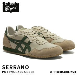 �I�j�c�J�^�C�K�[ �X�j�[�J�[ Onitsuka Tiger SERRANO �Z���[�m PUTTY/GRASS GREEN �v�e�B �O���X�O���[�� # 1183B400.253 �V���[�Y