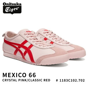 �I�j�c�J�^�C�K�[ �X�j�[�J�[ Onitsuka Tiger MEXICO 66 ���L�V�R66 CRYSTAL PINK/CLASSIC RED �N���X�^���s���N �N���V�b�N���b�h # 1183C102.702 �V���[�Y