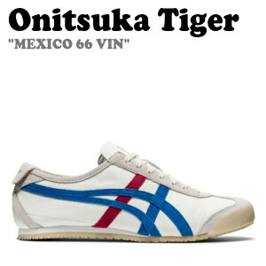 IjcJ^CK[ Xj[J[ Onitsuka Tiger Y fB[X MEXICO 66 VIN LVR 66 B WHITE DIRECTOIRE BLUE zCg fBNg[ u[ 1183B391.100 V[Y