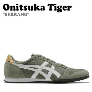 �I�j�c�J�^�C�K�[ �X�j�[�J�[ Onitsuka Tiger �����Y ���f�B�[�X SERRANO CL �Z���[�m CL BURNT OLIVE �o�[���g�I���[�u WHITE �z���C�g 1183B400.304 �V���[�Y