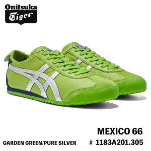 IjcJ^CK[ Xj[J[ Onitsuka Tiger MEXICO 66 LVR66 Y fB[X GARDEN GREEN/PURE SILVER O[ #1183A201.305 V[Y