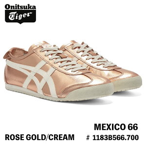 IjcJ^CK[ Xj[J[ Onitsuka Tiger MEXICO 66 LVR66 ROSE GOLD/CREAM [YS[h N[ # 1183B566.700 V[Y