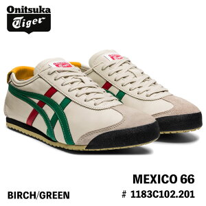 IjcJ^CK[ Xj[J[ Onitsuka Tiger Xj[J[ Y fB[X MEXICO 66 LVR 66 BIRCH/GREEN o[` O[ 11183C102.201 V[Y