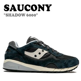サッカニー スニーカー SAUCONY メンズ レディース SHADOW 6000 シャドー NAVY ネイビー GRAY グレー S70441-47 シューズ【中古】未使用品