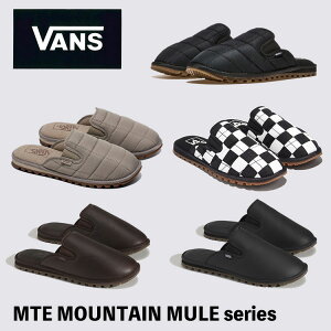 �o���Y �~���[�� �T���_�� VANS �~���[�� �T���_�� MTE MOUNTAIN MULE MTE �}�E���e�� �~���[�� QUILTED BLACK KHAKI QUILTED CHECKERBOARD BLACK QUILTED BLACK QUILTED BROWN VN000D27BLK / VN000D275SM / VN000D27BPS / VN000D27DRB / VN000D2