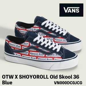 �o���Y �X�j�[�J�[ VANS �X�j�[�J�[ OTW X SHOYOROLL Old Skool 36 Blue VN000DC0JCG �I�[���h�X�N�[�� 36 �u���[ �V���[�Y