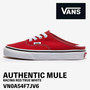 �o���Y �X�j�[�J�[ �~���[�� �X���b�|�� VANS �~���[�� �X���b�|�� Authentic VN0A54F7JV6 Red �I�[�Z���e�B�b�N �~���[�� ���b�h �V���[�Y