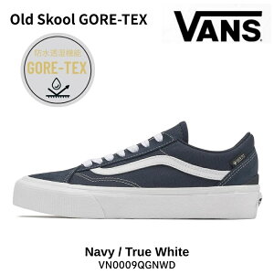 �o���Y �X�j�[�J�[ VANS �X�j�[�J�[ VANS Old Skool GORE-TEX NAVY/TRUE WHITE VN0009QGNWD �X�j�[�J�[ �I�[���h�X�N�[�� �S�A�e�b�N�X �l�C�r�[ �V���[�Y