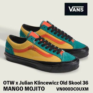 �o���Y �X�j�[�J�[ VANS �X�j�[�J�[ VANS OTW x Julian Klincewicz OLD SKOOL 36 MANGO MOJITO VN000DC0UXM �I�[���h�X�N�[�� 36 �}���S�[ ���q�[�g �V���[�Y