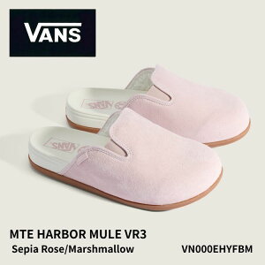 �o���Y �~���[�� �T���_�� VANS �~���[�� �T���_�� MTE HARBOR MULE VR3 �n�[�o�[�~���[�� VR3 Sepia Rose/Marshmallow �Z�s�A���[�Y(�s���N) �}�V���}�� ���@���Y �V���[�Y VN000EHYFBM