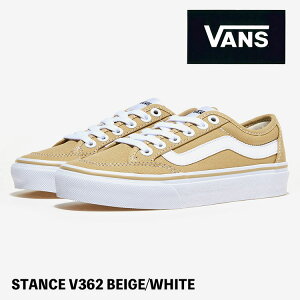 oY Xj[J[ VANS Xj[J[ STANCE X^X V362 BEIGE/WHITE x[W zCg V[Y