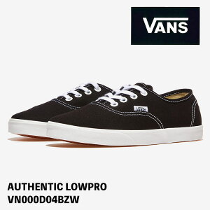 oY Xj[J[ VANS AUTHENTIC LOWPRO VN000D04BZW BLACK/WHITE I[ZeBbN [v ubN zCg V[Y