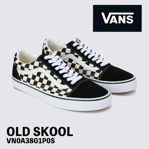 �o���Y �X�j�[�J�[ VANS OLD SKOOL VN0A38G1P0S �X�j�[�J�[ Checkerboard BLACK / WHITE USA��� �I�[���h�X�N�[�� �V���[�Y