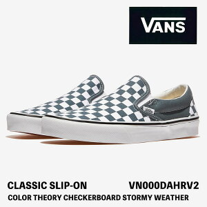 oY Xb| Xj[J[ VANS Xb| CLASSIC SLIP-ON COLOR THEORY CHECKERBOARD STORMY WEATHER VN000DAHRV2 NVbNXb| J[ ZI[ `FbJ[{[h Xg[~[ EFU[