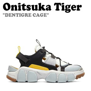 オニツカタイガー サンダル Onitsuka Tiger メンズ レディーズ DENTIGRE CAGE デンティグレ ケージ PIEDMONT GREY ピドゥマント グレー BLACK ブラック 1183C331.020 シューズ