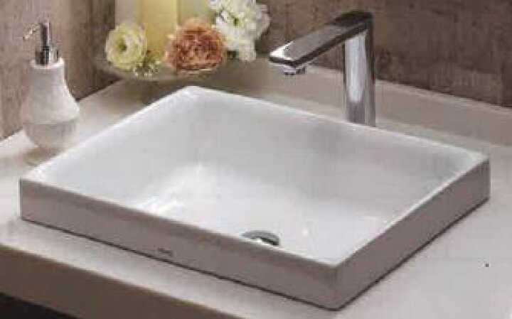 楽天市場】TOTO 洗面器【LS716】NW1ホワイト カウンター式洗面器  