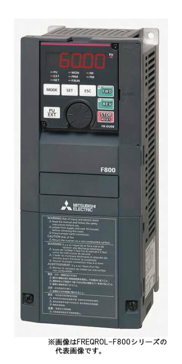 楽天市場】∠三菱 汎用インバータ【FR-F820-0.75K-1】ファン・ポンプ用 