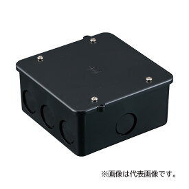 未来工業 【PVK-BLNK】ブラック PVKボックス 大形四角(深型) ノック付