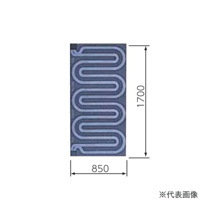 楽天市場】####長府(旧サンポット) 温水暖房放熱器【FHP-12RV A1】床  