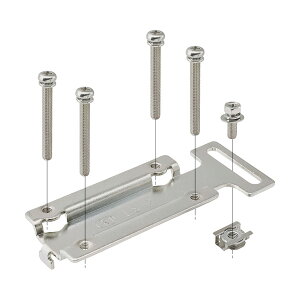 Яネグロス電工 【LS-2E】ネジック リミットスイッチアダプター 電気亜鉛めっき 適合レール2RU型