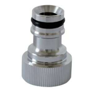 竹村製作所 【HS-ADN】ニッケルクロムメッキ ホースアダプター 飾り蛇口用アダプター〔FE〕