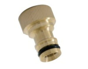 竹村製作所 【HS-AD】鋳肌色 ホースアダプター 飾り蛇口用アダプター〔FE〕