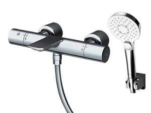 ◆在庫有り!TOTO 浴室用水栓金具【TBV01S11J】(TBV01404JC+TBW01033J)グローバル水栓 壁付サーモスタット混合水栓 コンフォートウェーブ クリック めっき