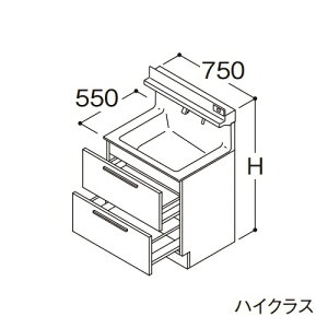 TOTO yLDSFB075BCGDS1zʉϑ nCNX IN^[u 2io Ȃ JE^[800mm Ԍ750mm n 󒍖1TkGAl