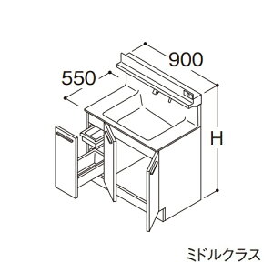 TOTO yLDSFB090CJGDS1zʉϑ ~hNX IN^[u Јo Ȃ JE^[850mm Ԍ900mm n 󒍖1TkGAl