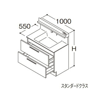 TOTO yLDSFB100CCRDN1Azʉϑ X^_[h IN^[u 2io E JE^[850mm Ԍ1000mm ʒn 󒍖1TkGAl