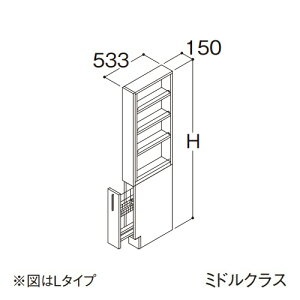 TOTO yLTSFB015ANL1zg[Lrlbg ~hNX IN^[u TChI[vXChbN L^Cv JE^[750mm Ԍ150mm 󒍖1TkGAl