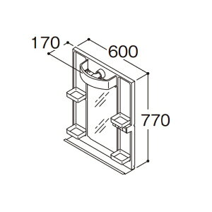 TOTO yLMFS060A1GDC1Gzϋ ʋ IN^[uLite LEDv GR~[ Ԍ600mmkGAl
