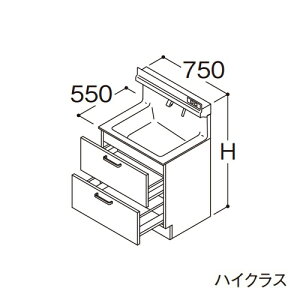 TOTO yLDSFS075BQADS1zʉϑ nCNX IN^[uLite 2io +̏dv[ JE^[800mm Ԍ750mm n 󒍖1TkGAl