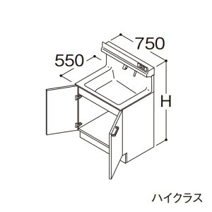 TOTO yLDSFS075AAJDS1zʉϑ nCNX IN^[uLite 2 Ȃ+̏dv[ JE^[750mm Ԍ750mm n 󒍖1TkGAl