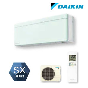 ●ダイキン ルームエアコン【S283ATSS G】ミントグリーン SXシリーズ 室内電源タイプ 本体色ホワイト risora(リソラ) 単相100V 10畳程度