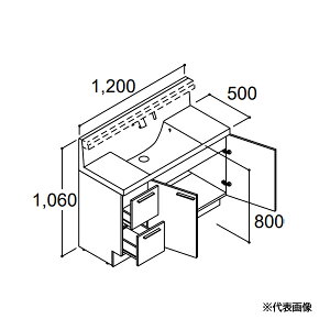 INAX/LIXIL yRBH-1205SFY-AMznCO[h NB ϑ{ o^Cv VOo[V[ Ԍ1200mm ʒn 󒍐YkHHl