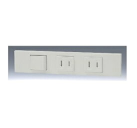###β神保電器 配線器具【KAG-3548】NKシリーズ 3路+扇付コンセント+扇付コンセントセット ピュアホワイト 受注生産