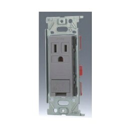 ###β神保電器 配線器具【JEC-BN-5GESG】NKシリーズ 埋込アースターミナル付接地コンセント ソリッドグレー 受注生産